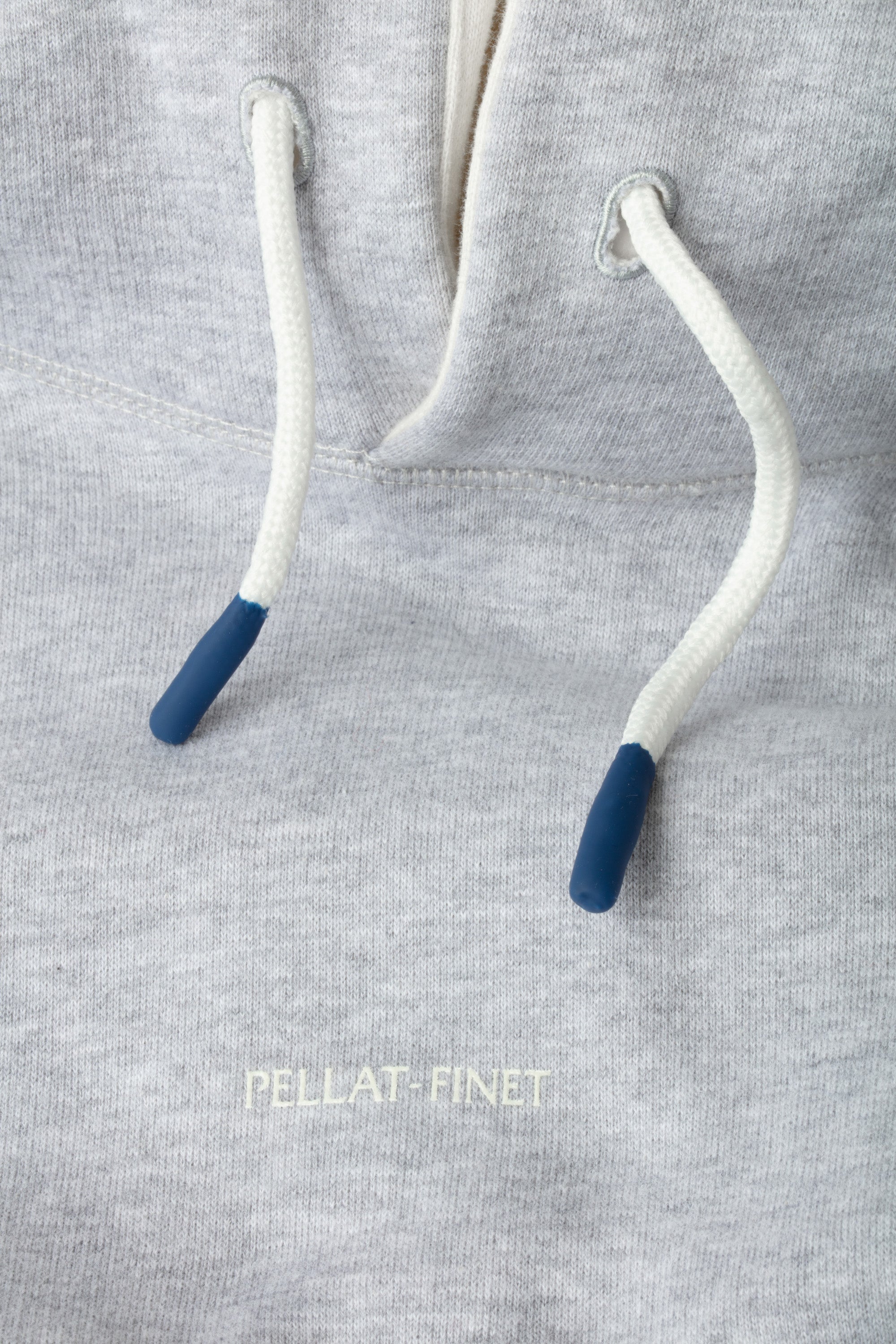 Sweat à capuche unisexe Jackie Cana en coton - Gris Clair & Lait