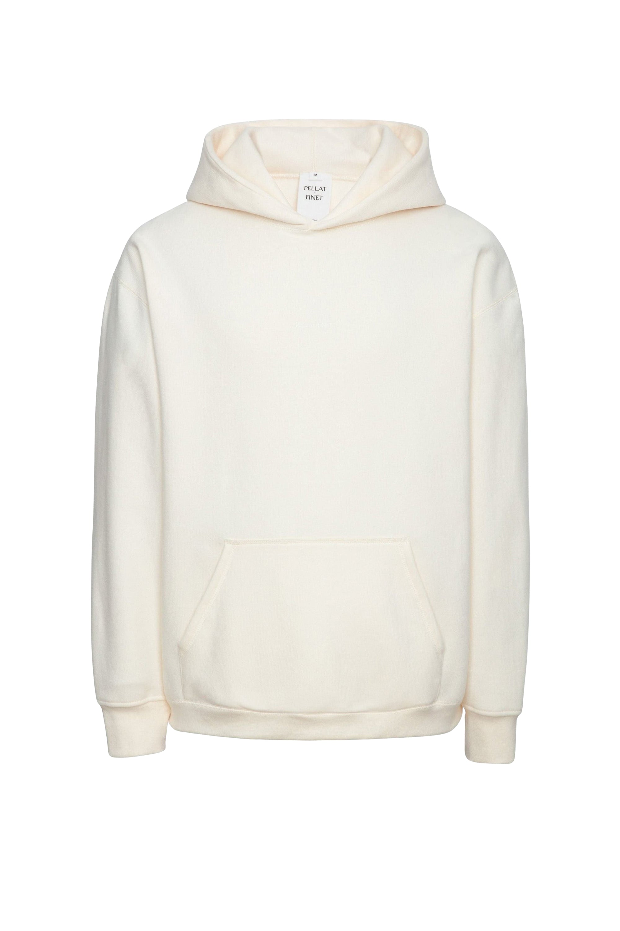 Sweat à capuche unisexe Jackie en coton - Lait & Lait & Noir