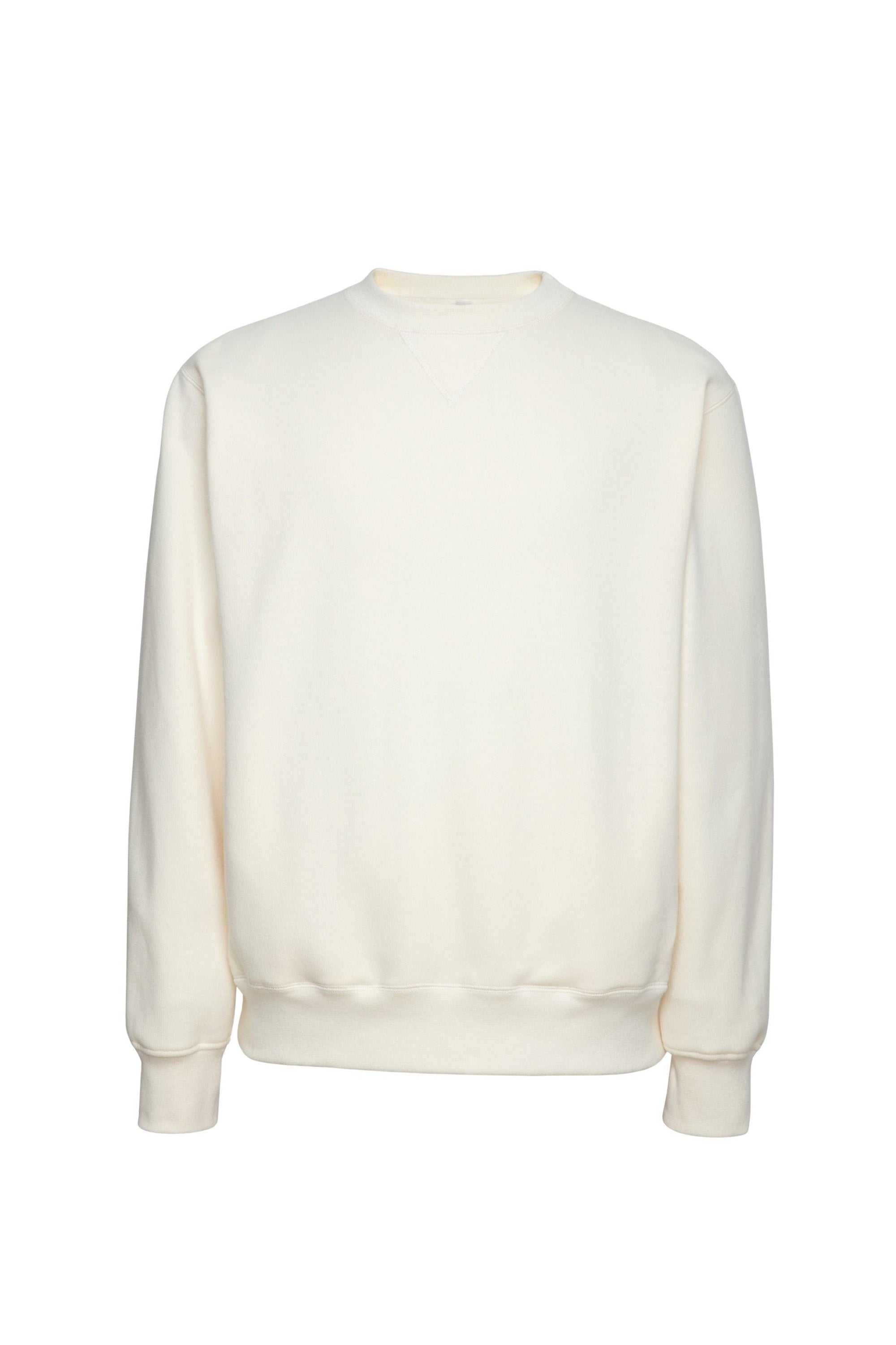 Sweatshirt unisexe Sam Cana en coton - Lait & Tangerine