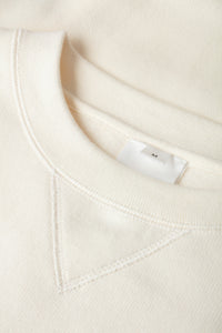 Sweatshirt unisexe Sam Cana en coton - Lait & Tangerine