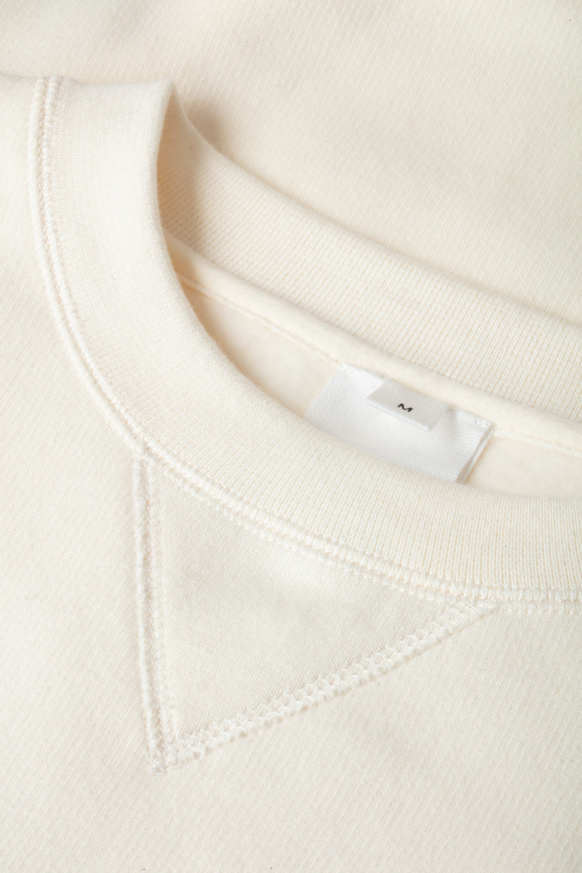 Sweatshirt unisexe Sam Cana en coton - Lait & Tangerine