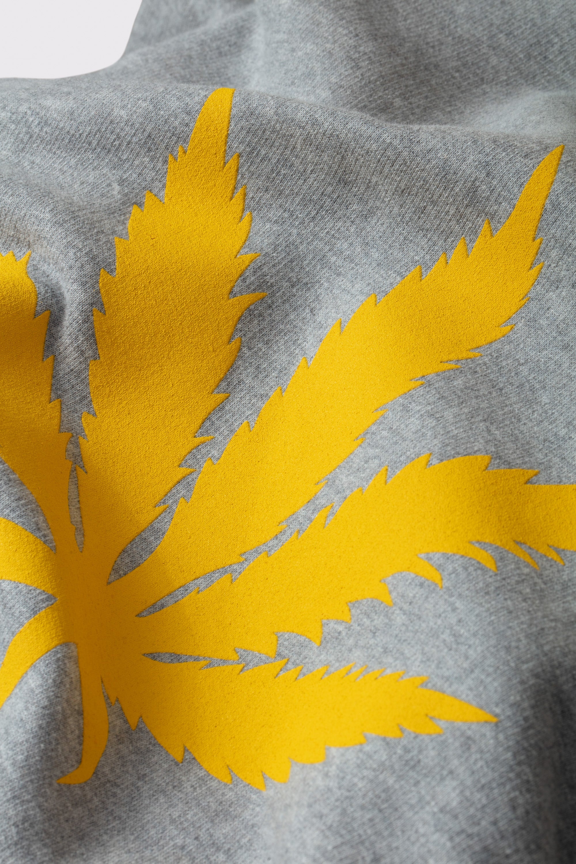 Sweatshirt unisexe Sam Cana en coton - Gris Chine & Jaune