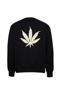 Sam Cana unisex cotton sweatshirt - Black & Milk