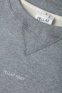 Sam unisex cotton sweatshirt - China & Milk grey