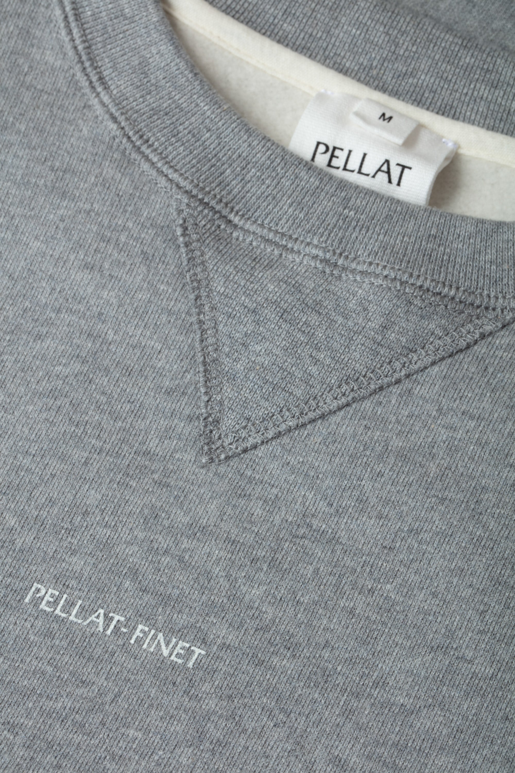 Sam unisex cotton sweatshirt - China & Milk grey