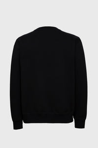 Sweatshirt unisexe Sam en coton - Noir & Lait