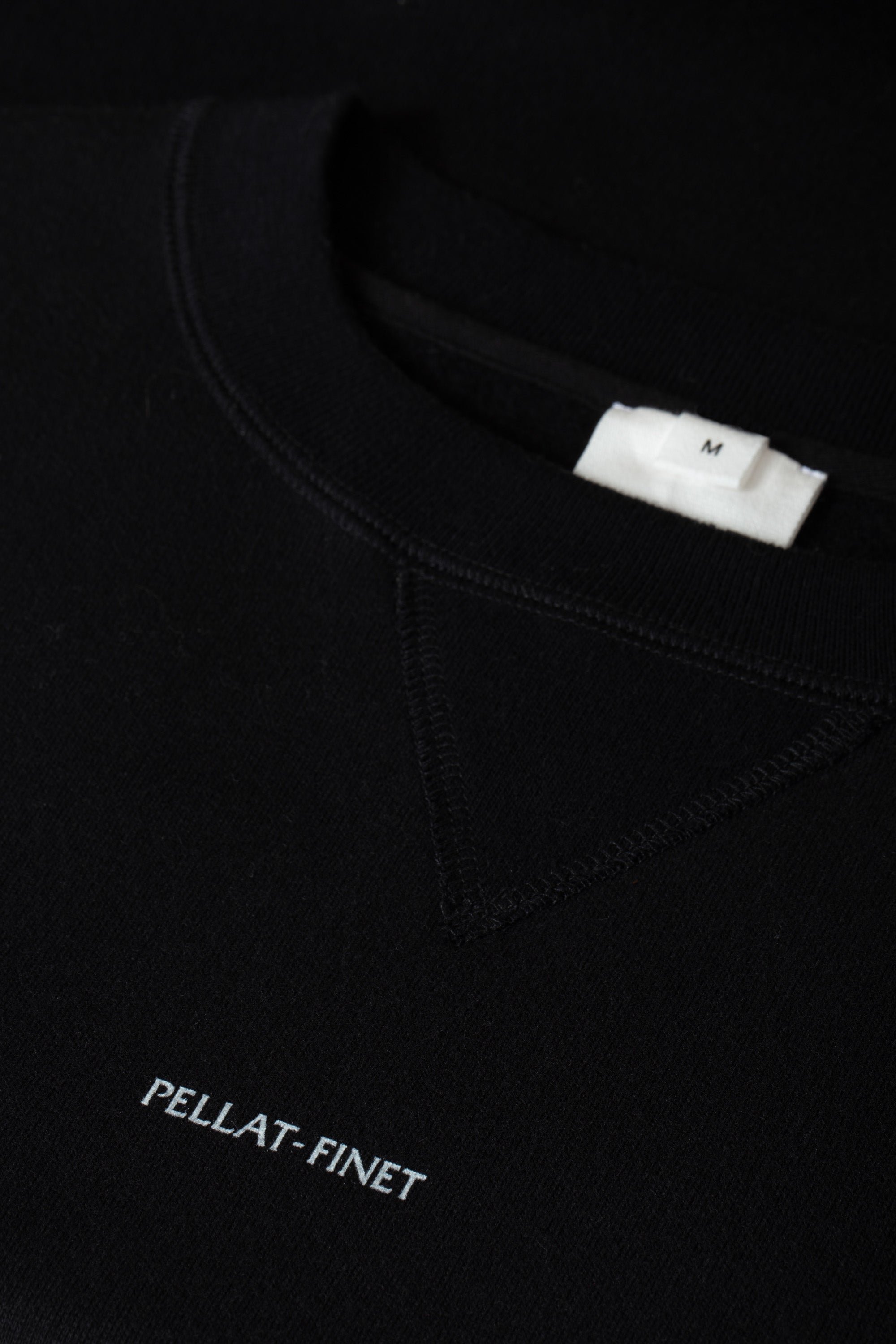 Sweatshirt unisexe Sam en coton - Noir & Lait