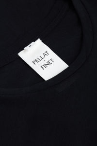 T-shirt unisexe Thierry manches courtes en coton - Noir