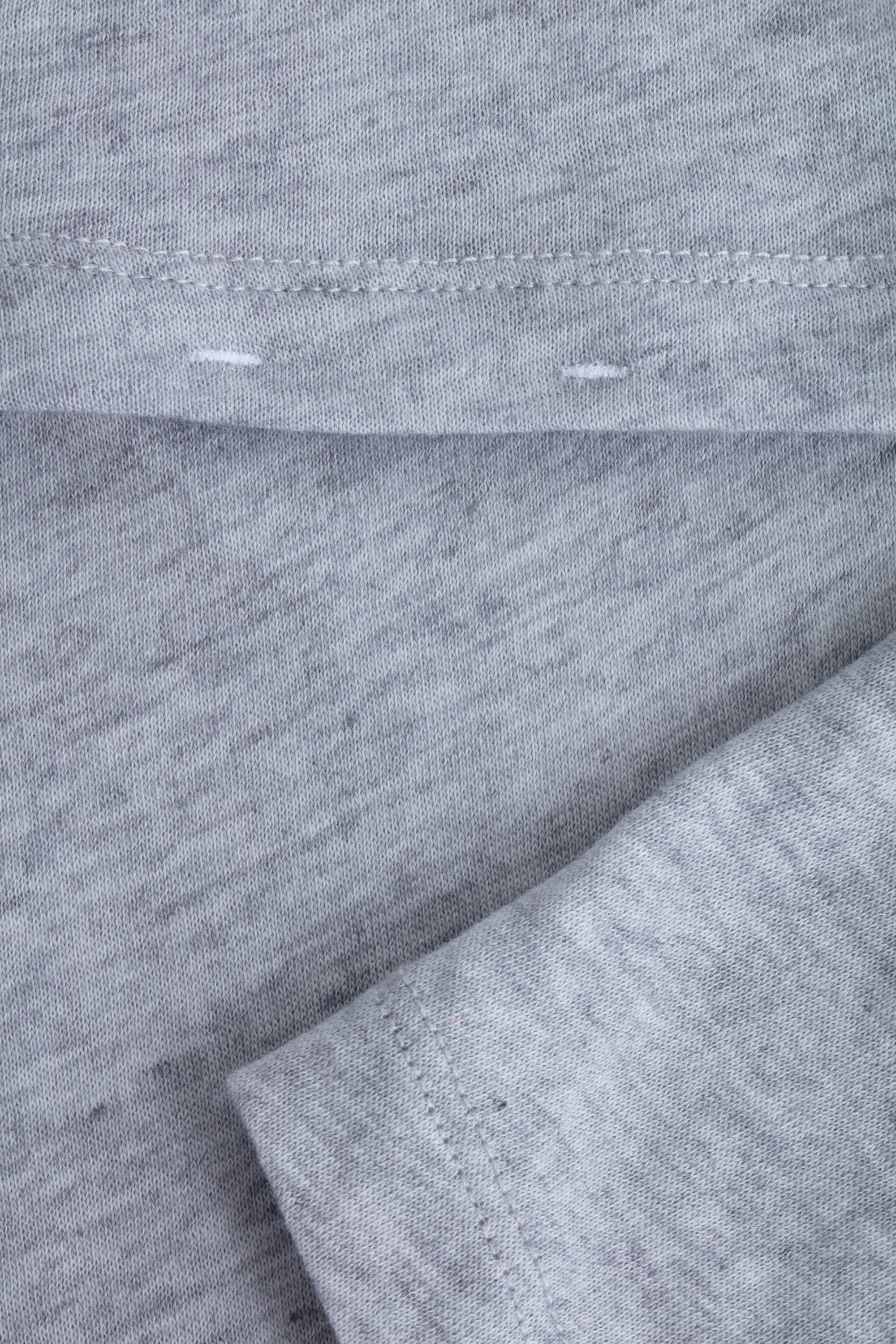 T-shirt unisexe Thierry manches courtes en coton - Gris Clair