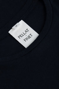 T-shirt unisexe manches longues Terry en coton - Encre