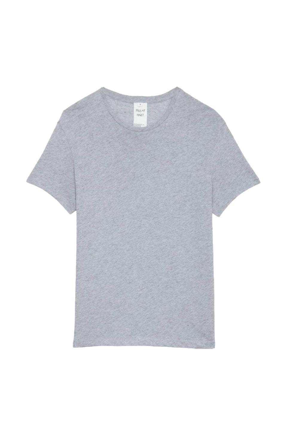 T-shirt unisexe Thierry manches courtes en coton - Gris Clair