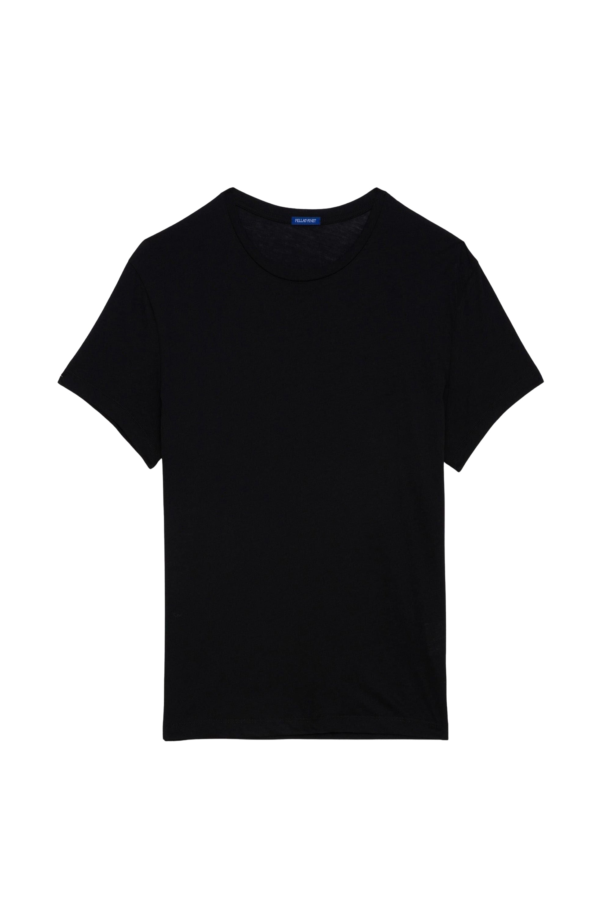 T-shirt unisexe Thierry manches courtes en coton - Noir