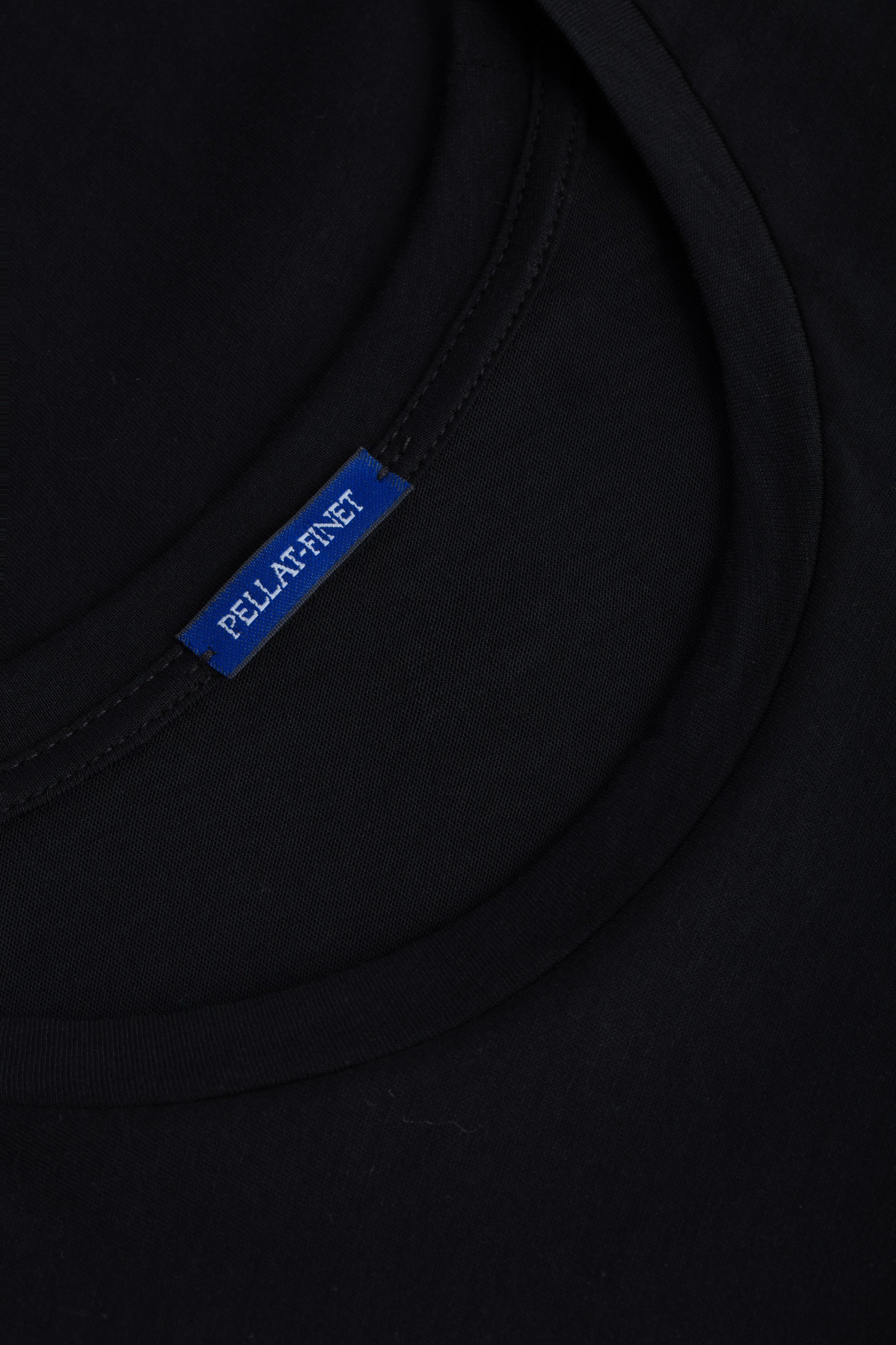 T-shirt unisexe Thierry manches courtes en coton - Noir