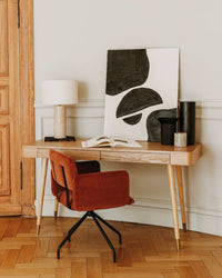 Bureau design Vinyle - Bois naturel