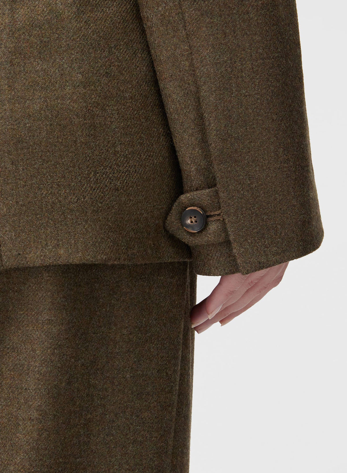 MILITARY GREEN TAILORING JACKET