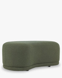Banc cosy Enzo - Vert Kaki Bouclé