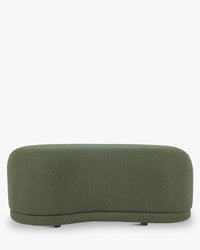 Banc cosy Enzo - Vert Kaki Bouclé
