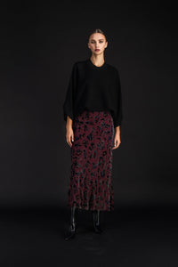 Pull grand volume lurex - Noir