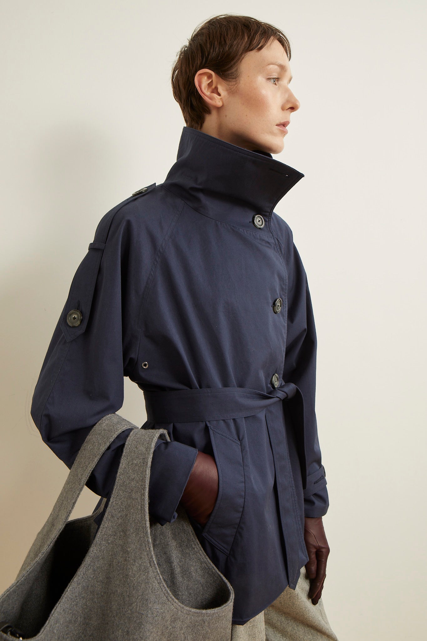 ZNOSTOCK_NAVY OUTERWEAR ASTAIR - Navy