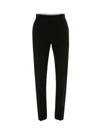 Pantalon avec poches en laine - Black
