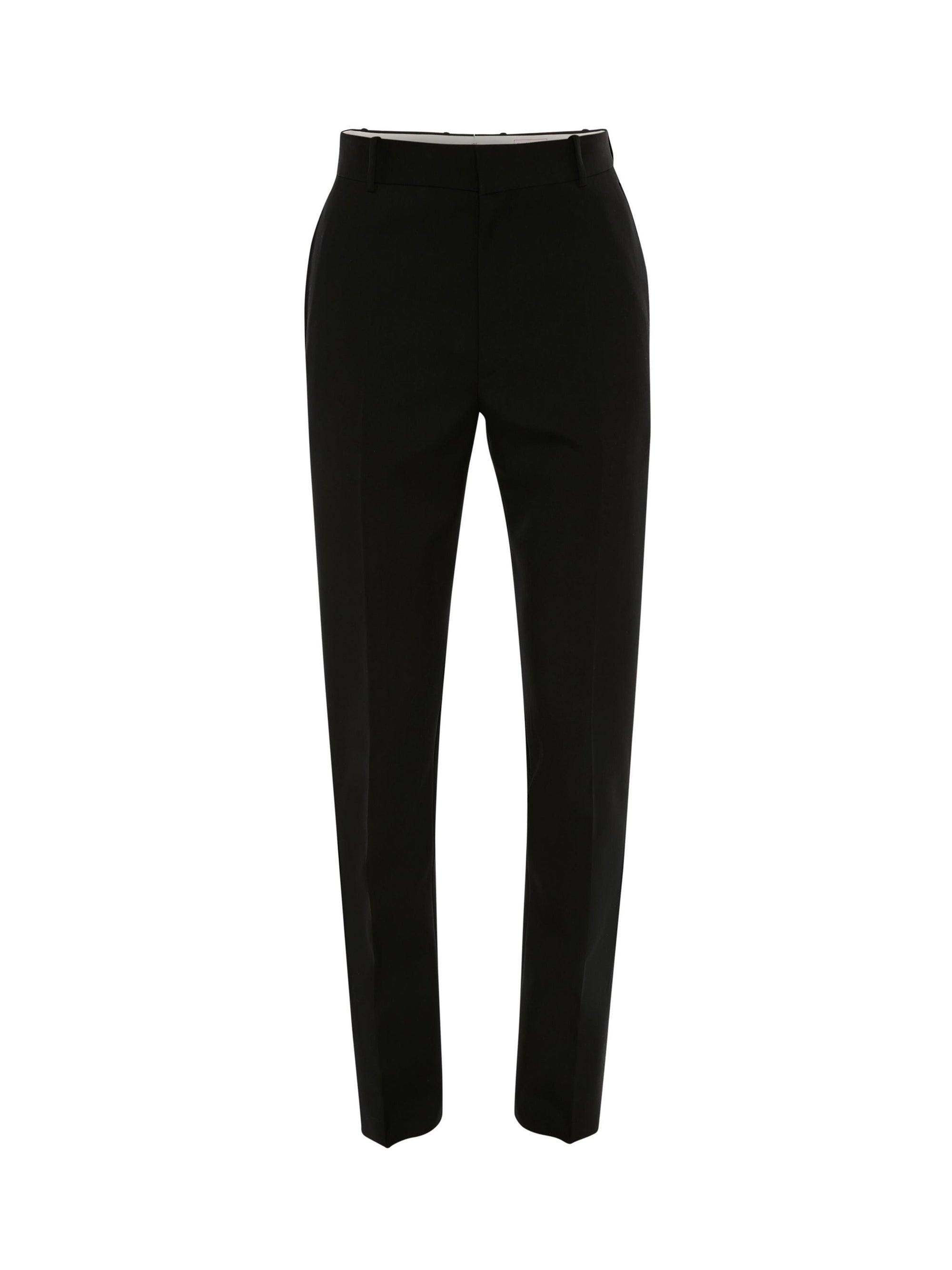 Pantalon avec poches en laine - Black