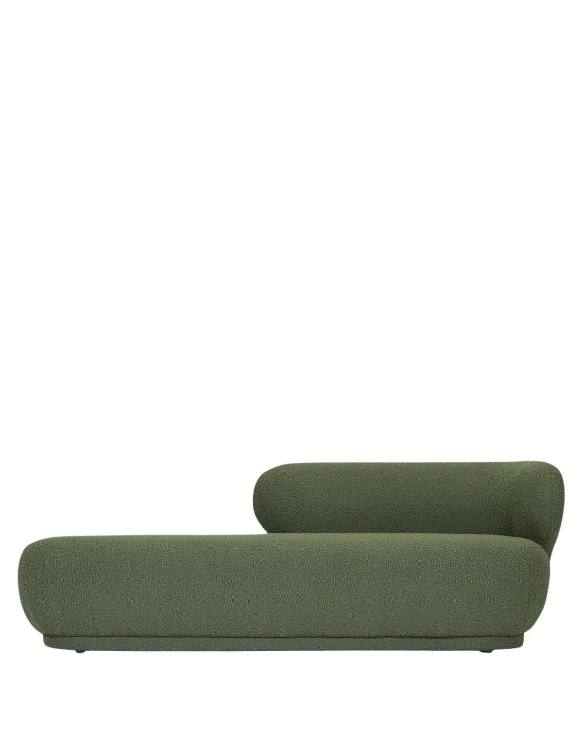 Méridienne accoudoir droite Giulia - Vert kaki