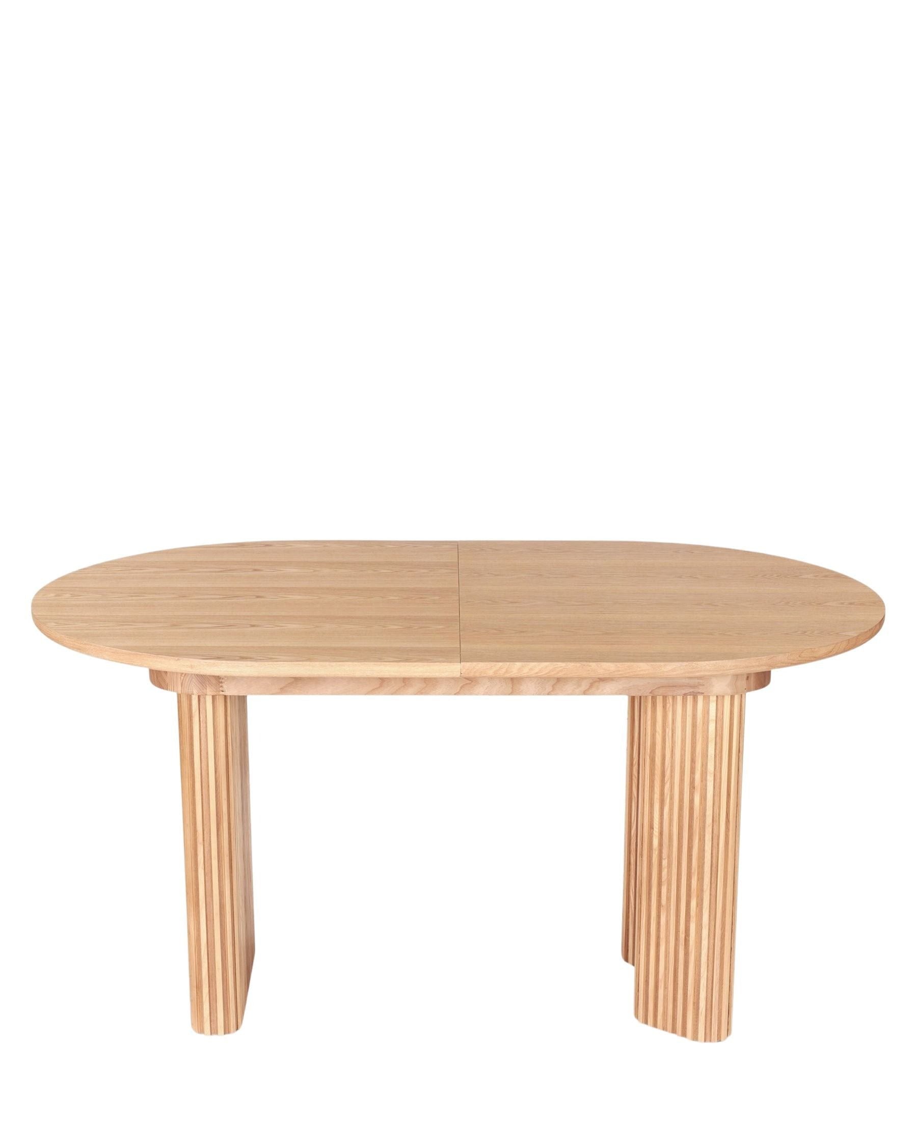 Table à manger extensible Adriano en bois - Bois naturel
