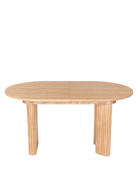 Table à manger extensible Adriano en bois - Bois naturel