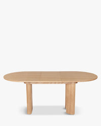 Table à manger extensible Adriano en bois - Bois naturel