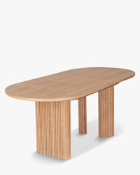 Table à manger extensible Adriano en bois - Bois naturel
