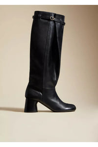 Bottes hautes Admiral en cuir - Black