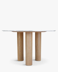 Table à manger Benedetta - Marbre blanc