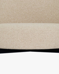 Chaise Ray - Beige Sésame & Métal Noir