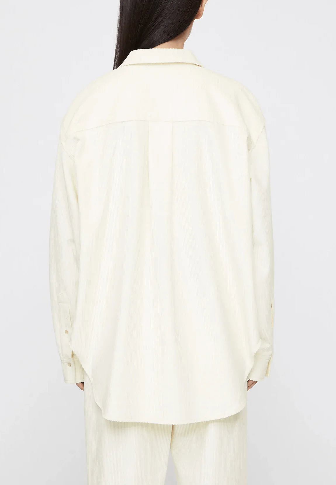 Chemise en velours côtelé - Macadamia