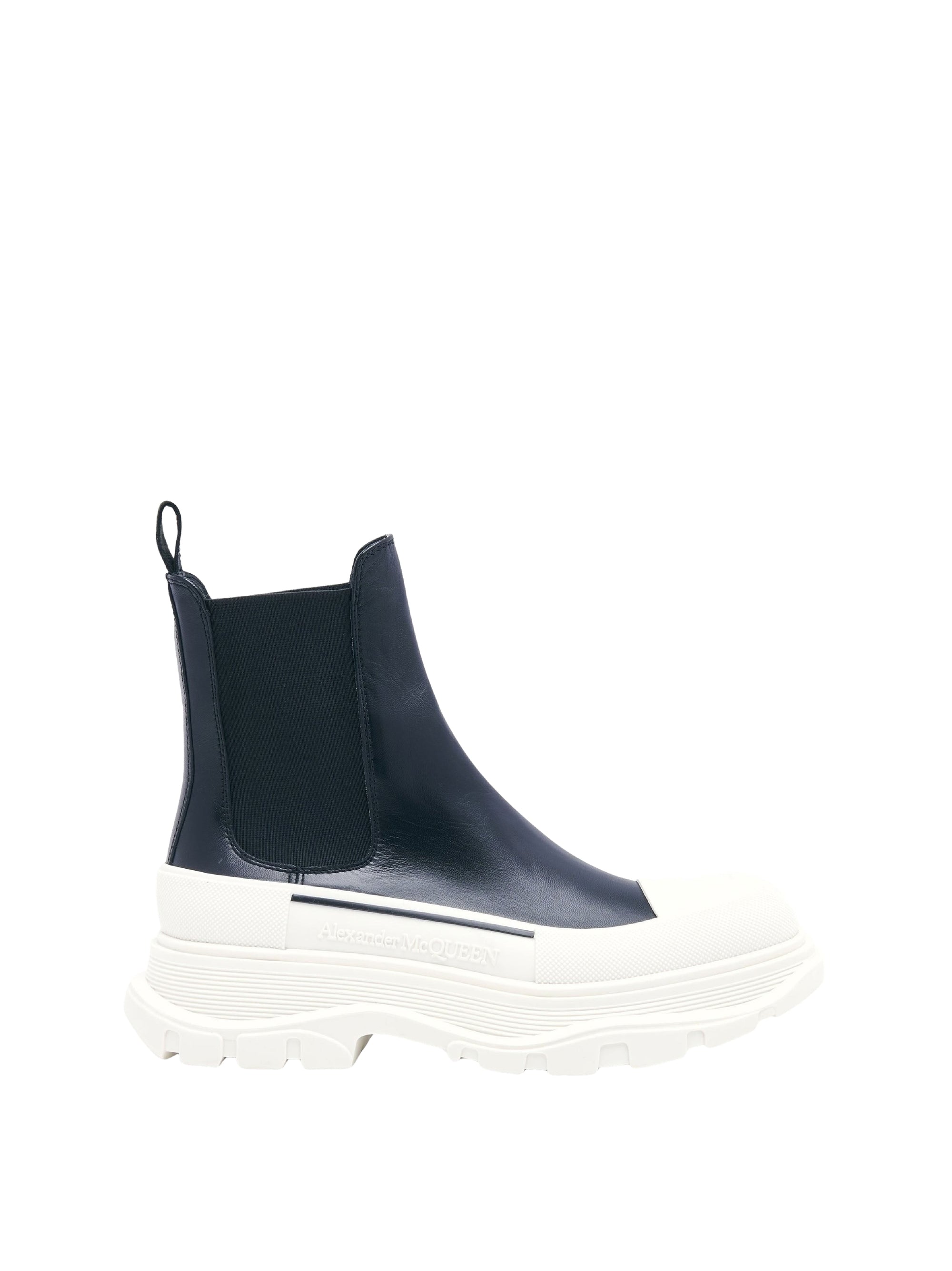 Bottines Chelsea en cuir - Black & White