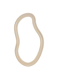 Miroir organique Romy - Verre & Bois Beige Nude