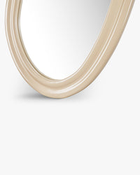 Miroir organique Romy - Verre & Bois Beige Nude