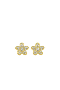 Boucles d'oreilles Mj Coin en laiton - Gold