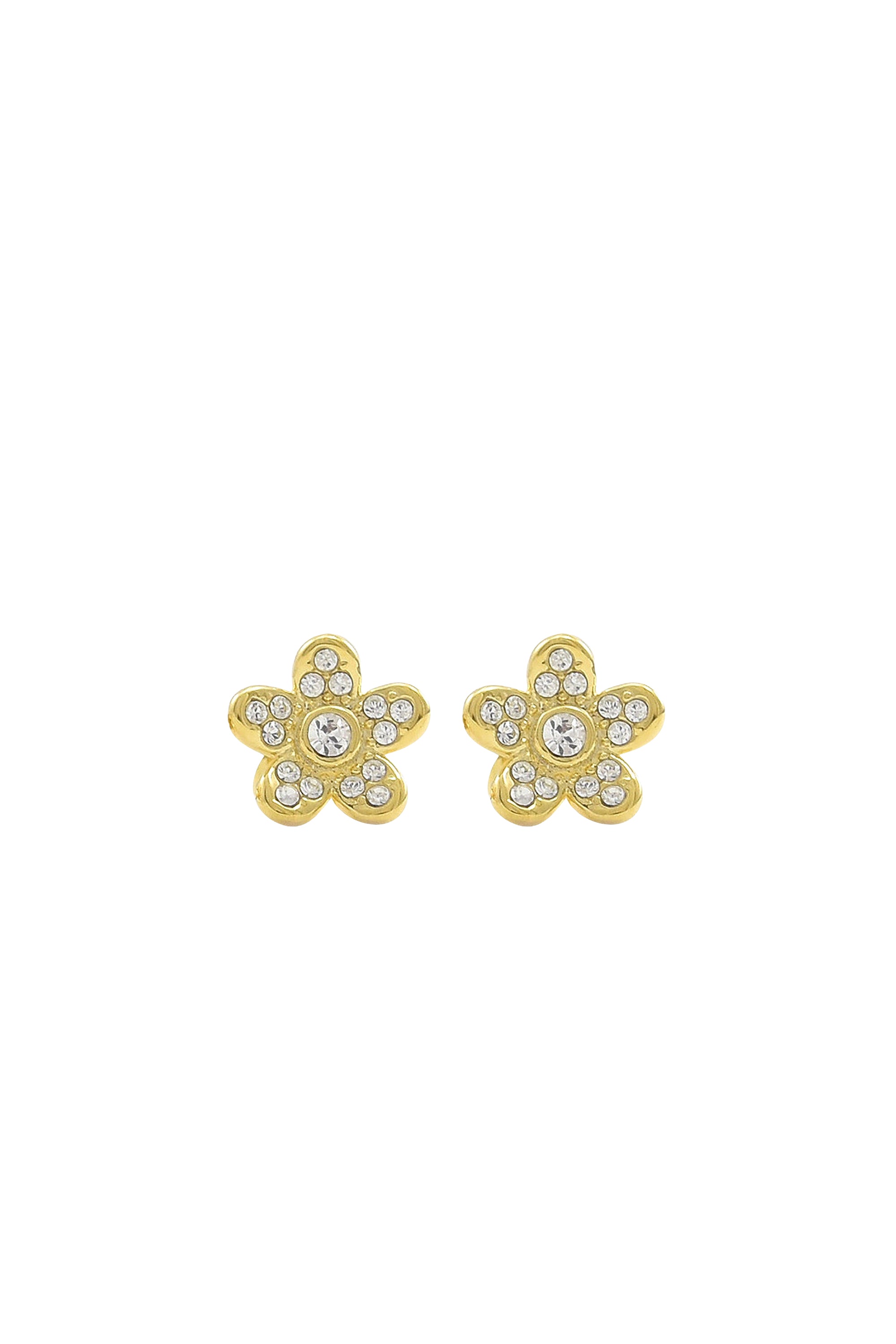 Boucles d'oreilles Mj Coin en laiton - Gold