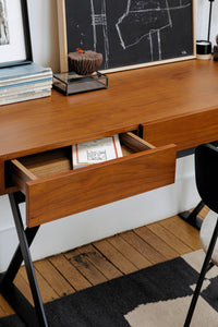 Bureau design Tuxedo - Marron
