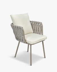 Chaise de jardin Hamptons - Blanc Écru