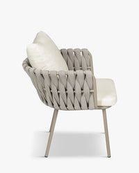 Chaise de jardin Hamptons - Blanc Écru