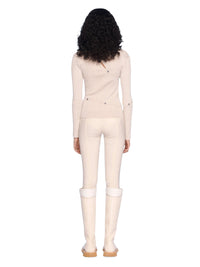 LIGHT BEIGE LE CARDIGAN TORDU