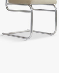 Chaise design Uberto - Cannage & Métal Chromé