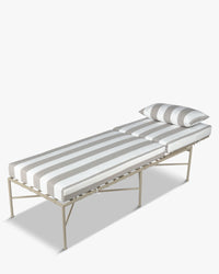 Bain de soleil Bel Air - Taupe Rayé