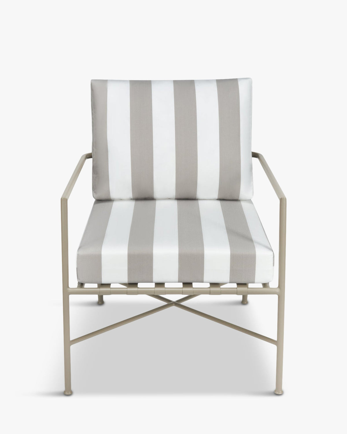 Fauteuil de jardin Bel Air - Taupe Rayé