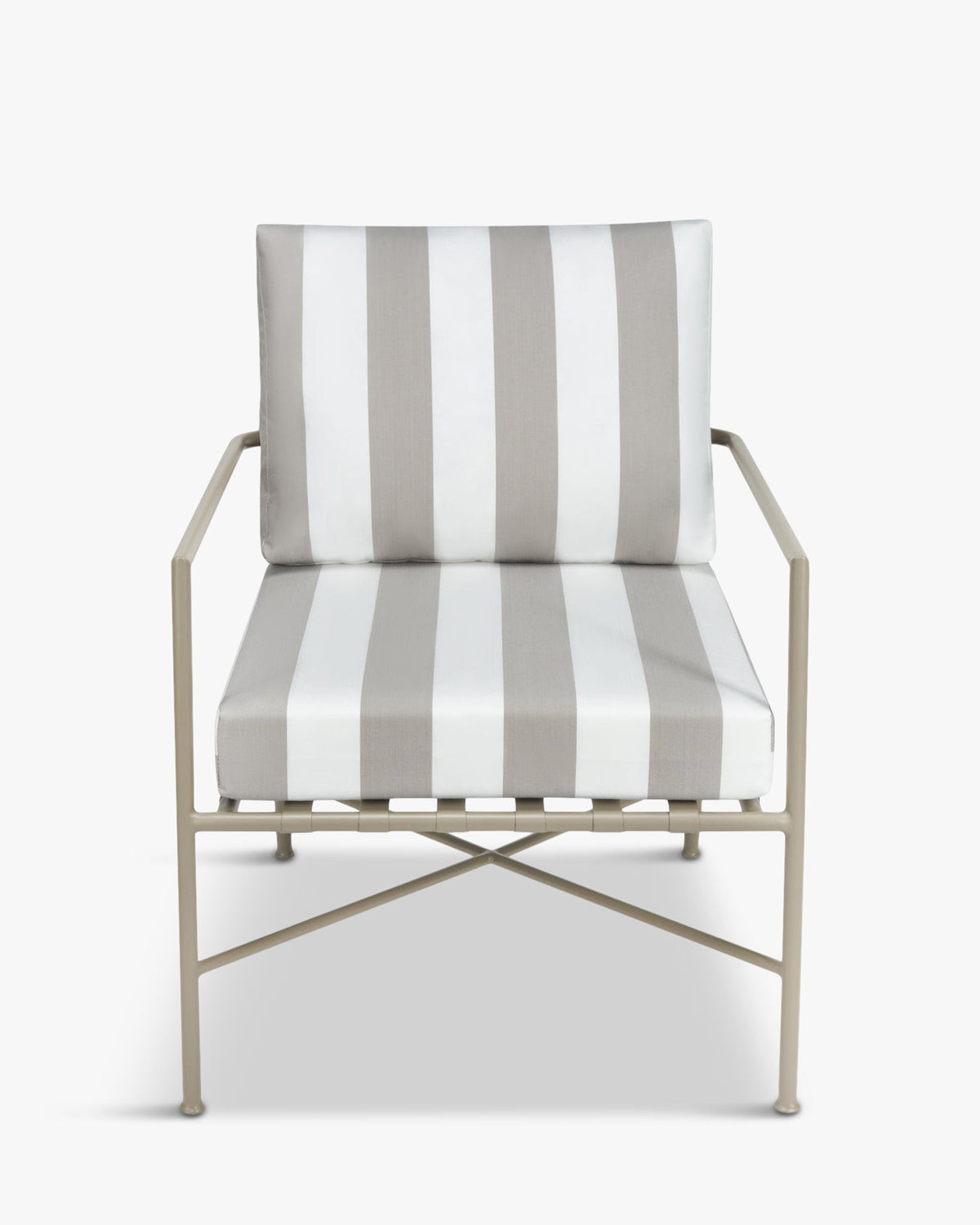 Fauteuil de jardin Bel Air - Taupe Rayé