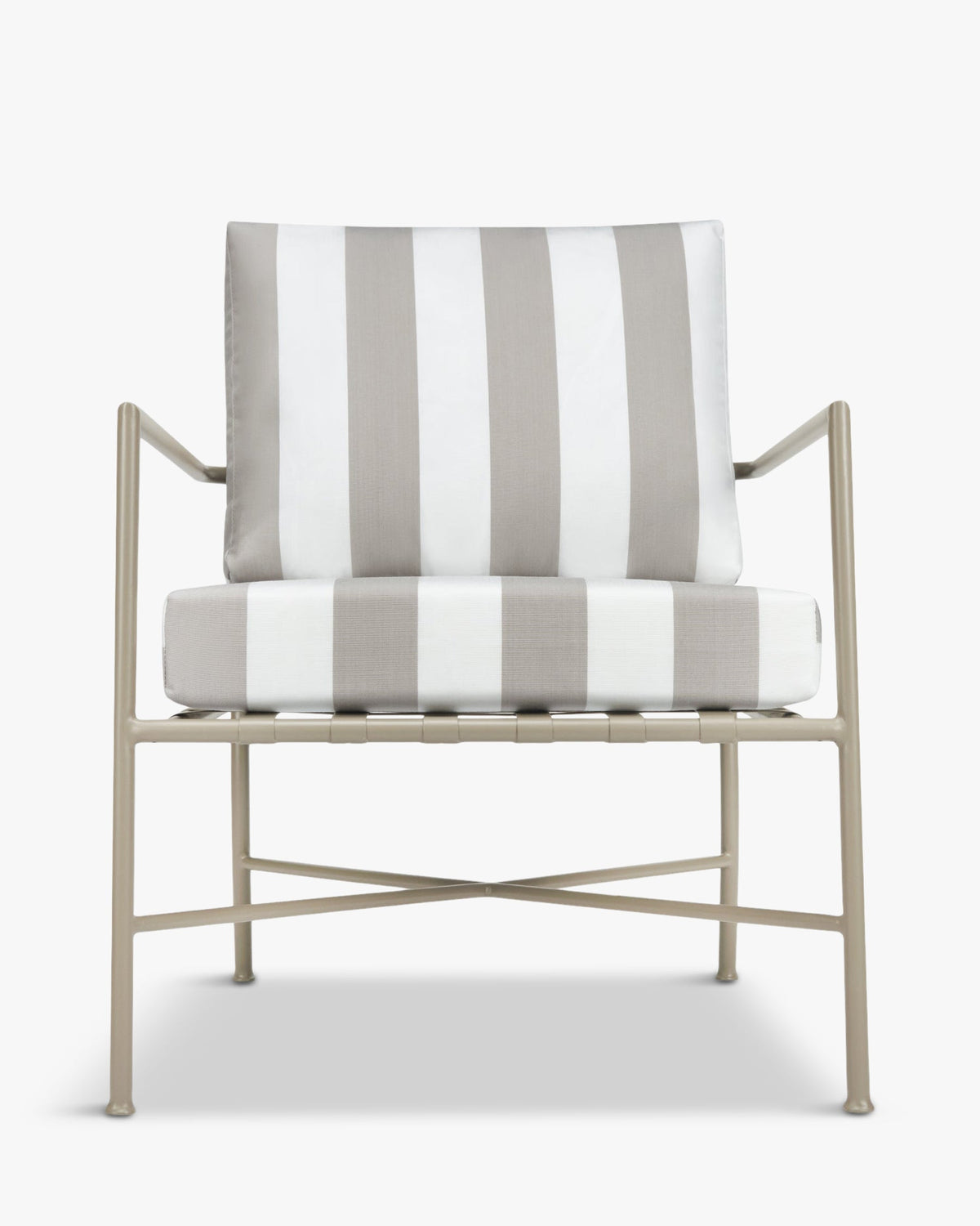 Fauteuil de jardin Bel Air - Taupe Rayé