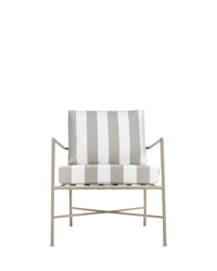 Fauteuil de jardin Bel Air - Taupe Rayé