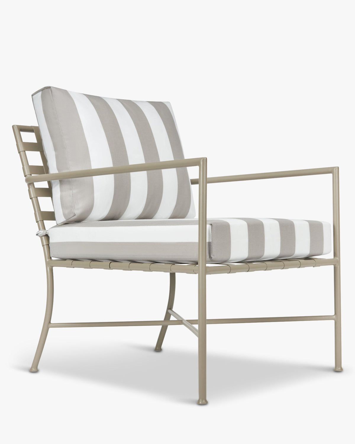 Fauteuil de jardin Bel Air - Taupe Rayé